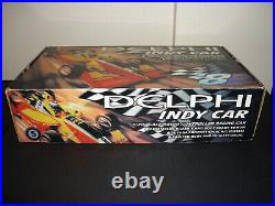 Vintage Delphi Indy Futaba Formula 1 RC 120 Scale Remote Control Car Open Box