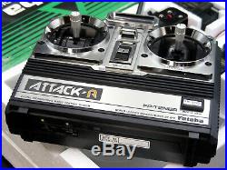 Vintage Futaba ATTACK-R 2NBR 75MHz Radio Set Ultima Optima MID RC10 JRXT JRX2 OS