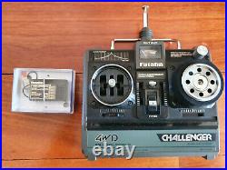 Vintage Futaba Challenger AM Transmitter FP-R104H 4Ch Receiver Hilux Bruiser