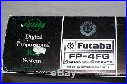 Vintage Futaba FP-4FG Complete Airplane System Ch32 withReceiver, Servos & Charger