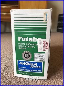 Vintage Futaba Magnum Junior FP-2PKA RC Radio Control NOS! FP-S32H FP R2H