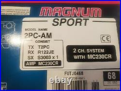 Vintage Futaba Magnum Sport 2PC-AM 2 Channel RC Radio Transmitter Controller