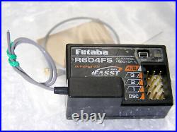 Vintage Futaba R604FS 2.4GHz 4CH FASST C2 Diversity Receiver 4PK 4PKS 4PX 7PX OS