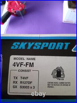 Vintage Futaba Skysport 4 Channel Radio Control RC 4VF- FM
