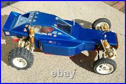 Vintage Hot Trick RC10 Buggy with matching Futaba controller Very Nice Condition