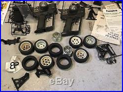 Vintage Kyosho Ultima Turbo Futaba FX10 RC Car Lot For PARTS/ REPAIR MANY PARTS