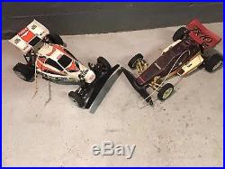 Vintage Kyosho Ultima Turbo Futaba FX10 RC Car Lot For PARTS/ REPAIR MANY PARTS