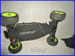 Vintage Losi R/c Dune Buggy Chassis & Futaba Remote Works! Needs Tlc Read