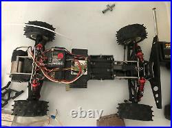 Vintage Mid-80's Kyosho Optima Chain Drive 4wd Vintage with Futaba Controller