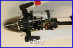 Vintage Mikado Electric RC Helicopter with Flybar & Futaba Skysport 4 Four Remote