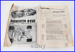 Vintage RC12E 1/12 Team Associated Porsche RC Car Futaba FP-T Spare Tires Motor