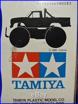 Vintage Tamiya Blackfoot rc truck 2wd parts lot project kit electric futaba
