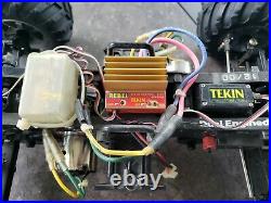 Vintage Tamiya Wild Dagger twin motor RTR with transmitter Futaba Tekin 4X4 4WD