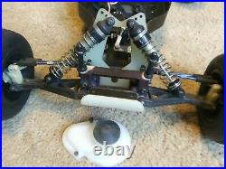 Vintage Team Associated RC10T roller with futaba S3003 servo used all there