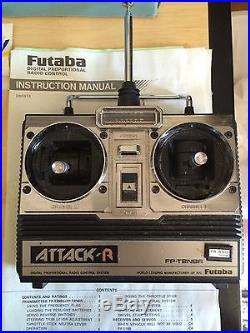 Vintage Team Losi JRXT Futaba RC CAR SET Remote, Charger, Batteries, + More