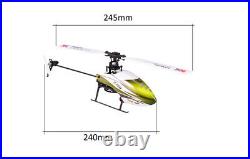 Wltoys XK 6CH 3D 6G Remote Control Toy RC Helicopter +Transmitter FUTABA S-FHSS