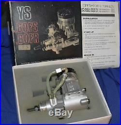YS 60 FS 2 Stroke R/C Model Engine HP RARE NEAR MINT IN BOX. Japan made
